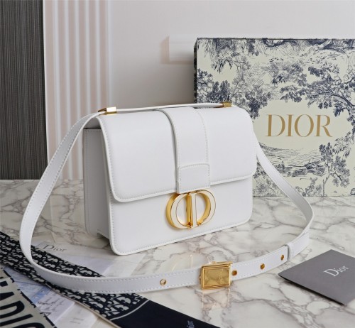 Dior Womens Bags Crossbody Bags Luxury Brand 30 MONTAIGNE BAG Latte Box Calfskin M9203UMOS_M941 with Original Box