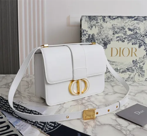 Dior Womens Bags Crossbody Bags Luxury Brand 30 MONTAIGNE BAG Latte Box Calfskin M9203UMOS_M941 with Original Box