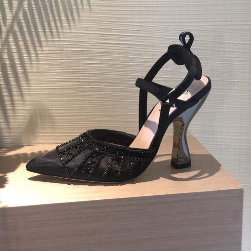 Fendi Womens Shoes COLIBRI LITE SLINGBACKS 9.5cm