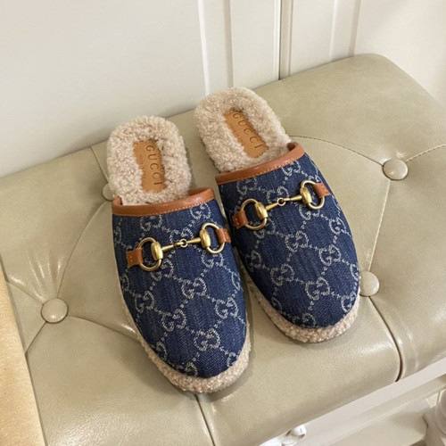 Gucci Womens Shoes Casual Loafers Design Luxury Brand Leather Princetown with Original Box