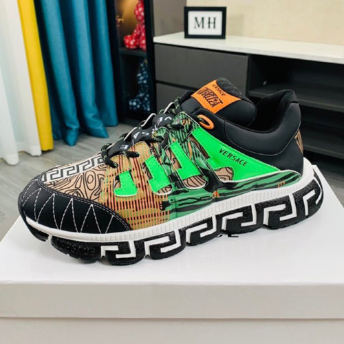 Versace Women Shoes Fashion Design Luxury Brand TRIGRECA SNEAKERS with Original Box