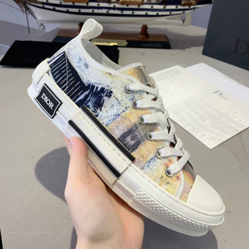Dior Men Shoes Sneakers Casual Luxury Brand B23 Low-Top Sneaker with Original Box