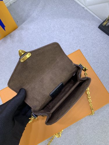 Louis Vuitton Womens Bags Shoulder Messenger Bag Luxury Brand MICRO MÉTIS leather M81267 with Original Box Monogram coated canvas