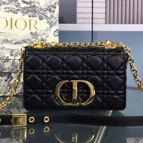 Dior Womens Bags Crossbody Bag LARGE DIOR CARO BAG Luxury Brand Cannage Calfskin with Original Box