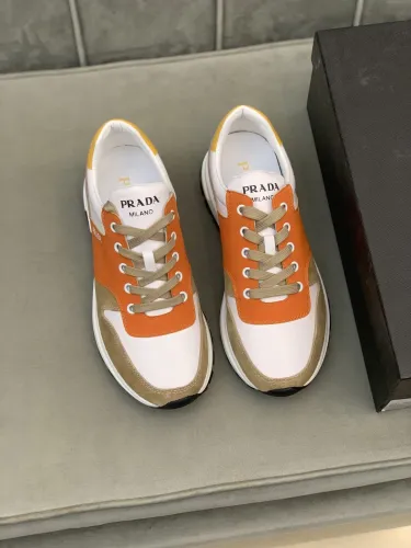 Prada Mens Shoes Sneakers Casual Shoes for Men Luxury Brand Breathable Fashion Sneakers with Original Box