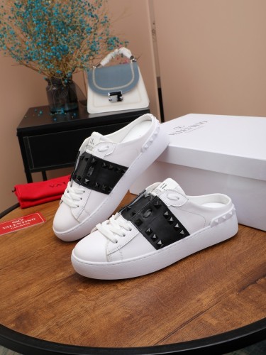 Valentino Womens Shoes Fashion Design Luxury Brand OPEN SNEAKER WITH VLTN PRINT with Original Box WY0S0830BLUA01