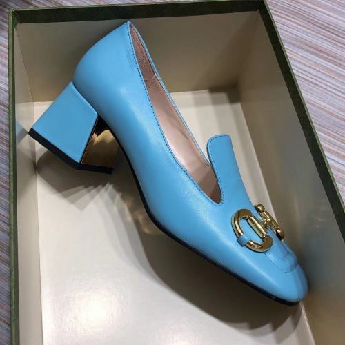 Gucci Womens Shoes Women's Mid-heel Pump with Horsebit 5.5cm