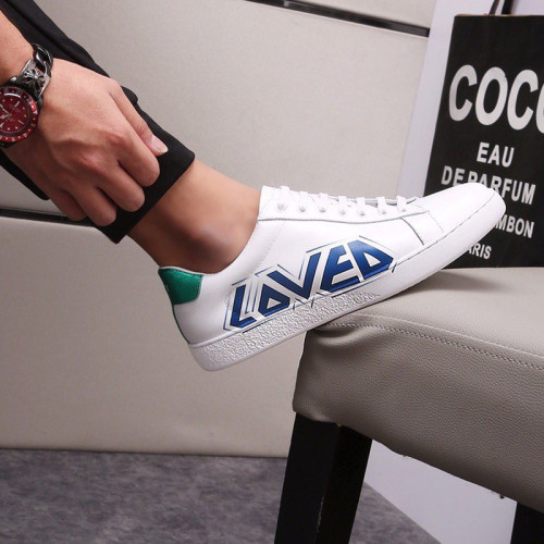 Gucci Womens Shoes Fashion Sneakers Lace-Up Luxury Brand Women's Ace Embroidered Sneaker with Original Box