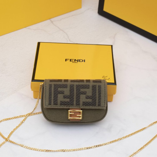 Fendi Womens Bag NANO BAGUETTE CHARM