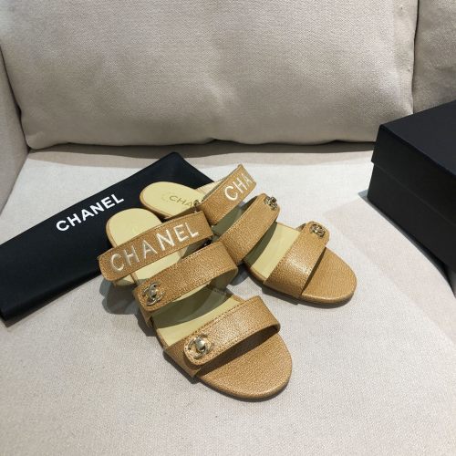 Chanel Womens Shoes Flat Mules
