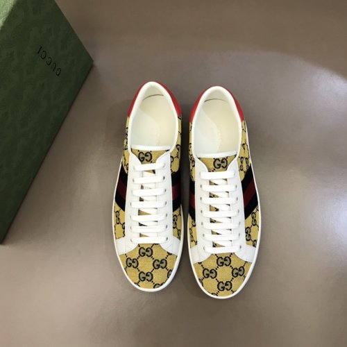 Gucci Womens Shoes Fashion Sneakers Lace-Up Luxury Brand Women's Ace Embroidered Sneaker with Original Box