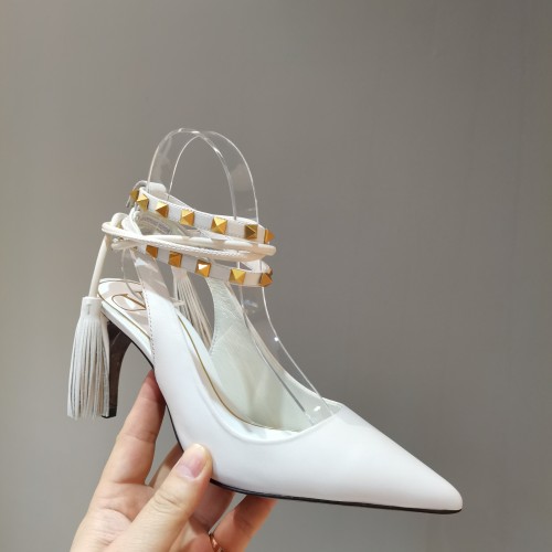 Valentino Womens Shoes Rockstud Slingback Pump 8cm