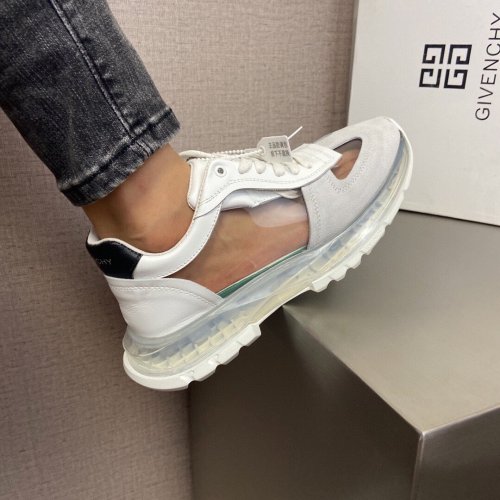 Givenchy Men Shoes Fashion Type Luxury Brand GIVENCHY SNEAKERS IN LEATHER WITH LATEX BAND with Original Box