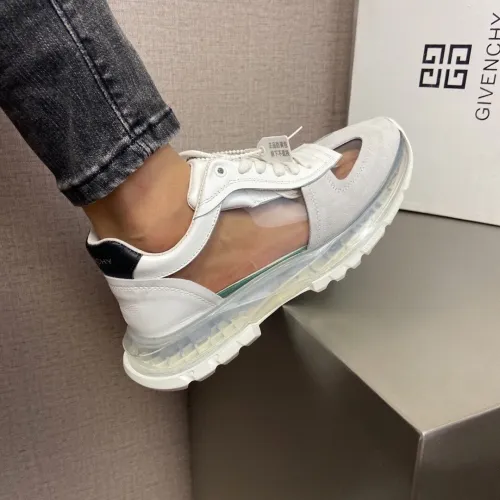 Givenchy Men Shoes Fashion Type Luxury Brand GIVENCHY SNEAKERS IN LEATHER WITH LATEX BAND with Original Box