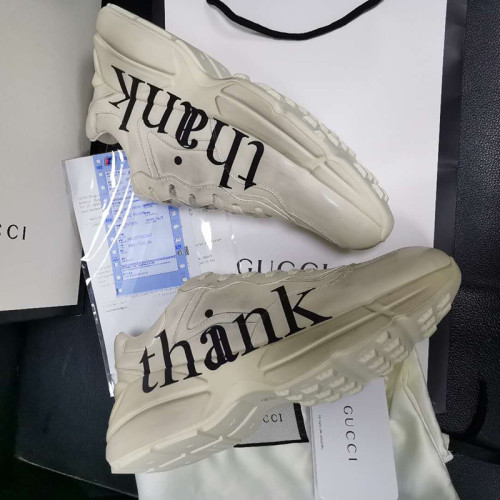 Gucci Womens Shoes Sneakers Fashion Type Luxury Brand Design Rhyton Sneaker with Original Box