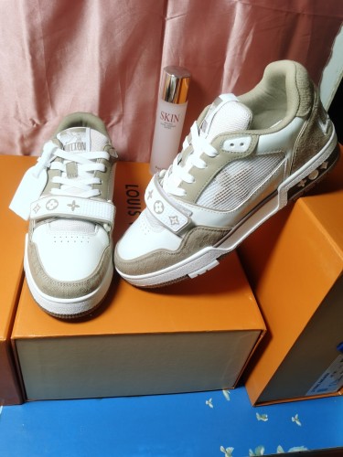 Louis Vuitton Men Shoes Fashion Sneakers Design Luxury Brand LV TRAINER SNEAKER with Original Box 1A9ZC2
