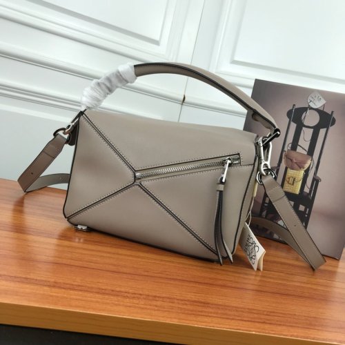 Loewe Womens Bag Small Puzzle Bag in Soft Grained Calfskin