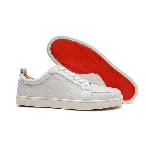 Christian Louboutin Mens Shoes Luxury Brand Red Bottom Design Louis Junior Spikes Flat with Original Box CL sneakers