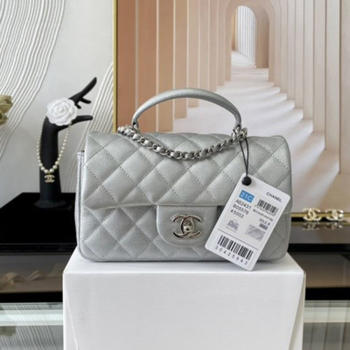 Chanel Womens Bags Crossbody Bag Classic Handbag CF Mini Luxury Brand with Original Box