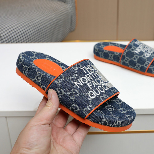 Gucci Womens Shoes Sandals Slides Slippers Luxury Brand Thick Sole Design Women's GG canvas slide sandal with Original Box 624695 H6320 9763