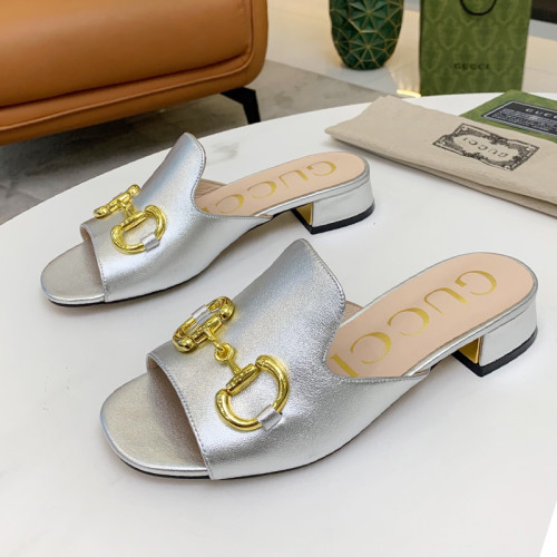 Gucci Womens Shoes Sandals Casual Design Luxury Brand Classic Leather Women's slide sandal with Horsebit with Original Box 655412 BKO00 9022