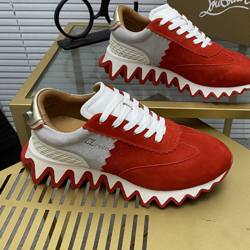 Christian Louboutin Mens Shoes Sneakers Luxury Brand Red Bottom Design Sports Footwears