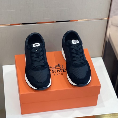 Hermes Mens Casual Shoes Fashion Sneakers Luxury Brand with Original Box