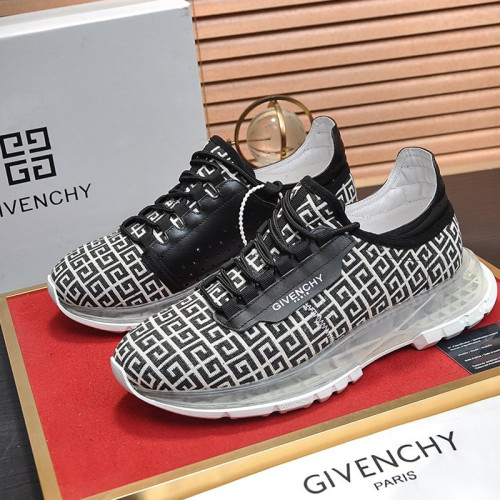 Givenchy Men Shoes Fashion Type Luxury Brand GIVENCHY SNEAKERS IN LEATHER WITH LATEX BAND with Original Box