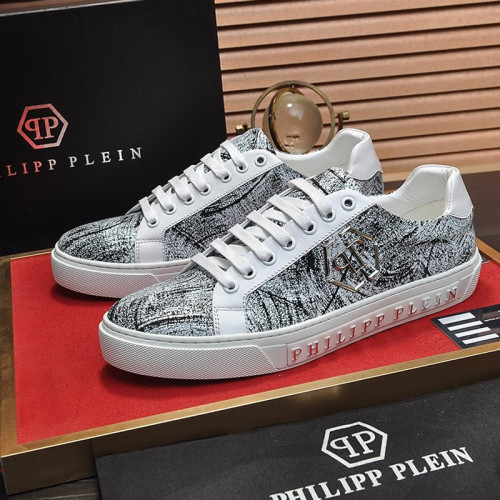 Philipp Plein Men Shoes Sneakers Low Top Sneaker Fashion Design Luxury Brand with Original Box