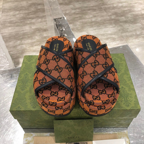 Gucci Womens Shoes Platform Slide Sandal