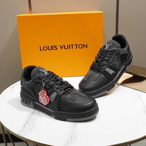 Louis Vuitton Men Shoes Fashion Sneakers Design Luxury Brand LV TRAINER SNEAKER with Original Box 1A9IPN