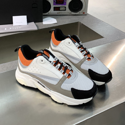 Dior Mens Shoes Sneakers Luxury Brand Breathable Design B22 SNEAKER with Original Box