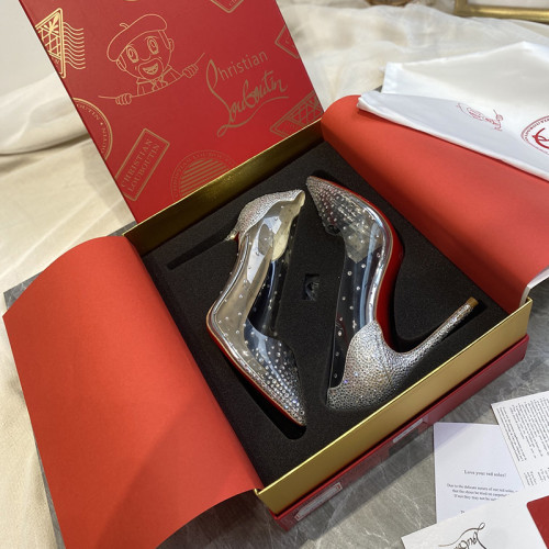 Christian Louboutin Womens Shoes Degrastrassita High Heels Shoes Pumps 10CM 1210017P539