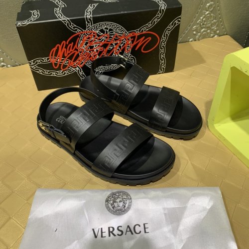 Versace Men Shoes Luxury Designer Greca Sandals