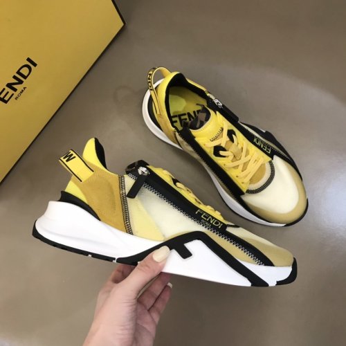 Fendi Mens Shoes Fashion Sneakers Luxury Brand Casual Shoes for Men with Original Box
