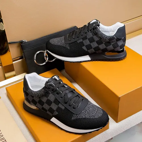 Louis Vuitton Mens Shoes Run Away Sneaker Luxury Brand with Original Box Sports Shoes