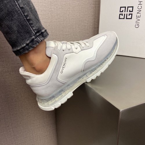 Givenchy Men Shoes Fashion Type Luxury Brand GIVENCHY SNEAKERS IN LEATHER WITH LATEX BAND with Original Box