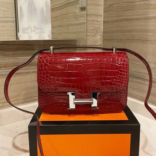 Hermes Womens Bags Crossbody Shoulder Bags Luxury Brand Fashion Hermès Constance Epsom Women Bag