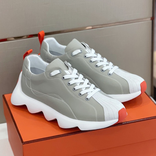 Hermes Mens Casual Shoes Fashion Sneakers Luxury Brand with Original Box