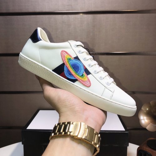 Gucci Womens Shoes Fashion Sneakers Lace-Up Luxury Brand Women's Ace Embroidered Sneaker with Original Box