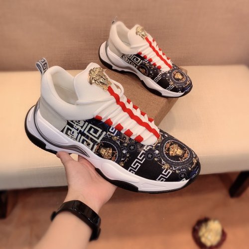 Versace Men Shoes Sneakers Fashion Design Luxury Brand