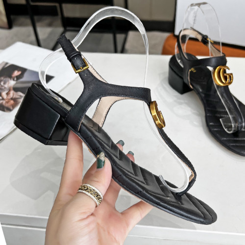 Gucci Womens Shoes Platform Slide Slippers Sandal Summer Design Luxury Brand 4cm Heel Women's GG platform slide sandal with Original Box 623212 UKO00 2580