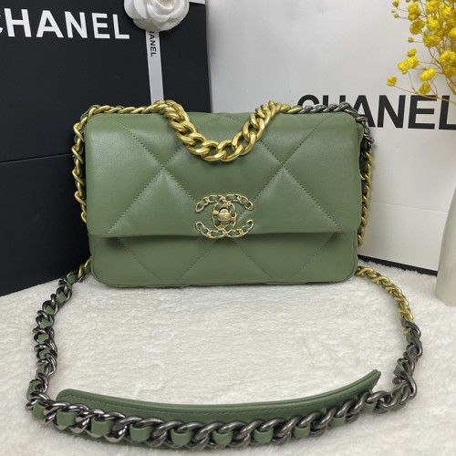 Chanel Womens Bags Shoulder Messenger Bags Chanel 19 Flap Bag Luxury Brand with Original Box
