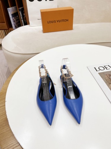 Louis Vuitton Womens Shoes Sandals Slippers Leather Design Luxury Brand Fashion Sandals with Original Box