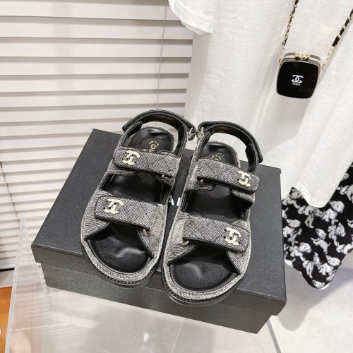 Chanel Womens Shoes Sandals Slippers Luxury Brand Design with Original Box