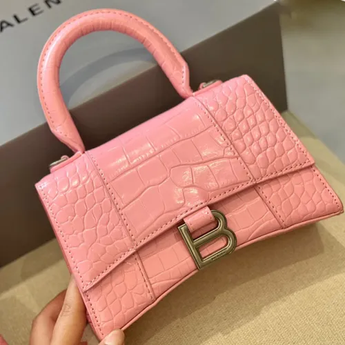 Balenciaga Womens Bags HOURGLASS XS S TOP HANDLE BAG with Original Box