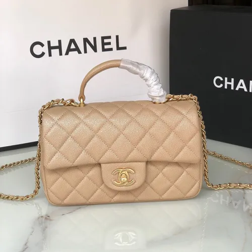 Chanel Womens Bags Crossbody Bag Classic Handbag CF Mini Luxury Brand with Original Box