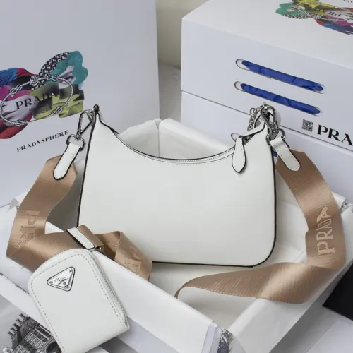 Prada Womens Bag Go Re-Edition 2000 Leather Shoulder Bag