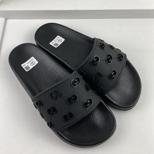 Gucci Mens Shoes Sandals Slides Slippers Luxury Brand Thick Sole Design with Original Box