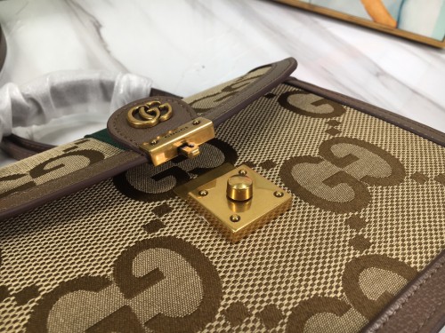 Gucci Womens Bags Shoulder Messenger Bag Luxury Brand Gucci Ophidia small top handle bag in GG supreme canvas with Original Box 651055 UKMDG 2570